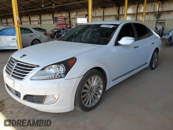 2016 Hyundai Equus Ultimate with VIN KMHGH4JH5GU105781, listed as a Copart auction lot 51545905 with 82,479 mi miles and Clean Title. Bid and sale history available at DreamBid. Image 1.
