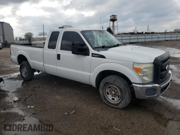 2011 Ford F-250 XL with VIN 1FT7X2A64BEC80083, listed as a Copart auction lot 54929895 with 92,134 mi miles and Salvage title. Bid and sale history available at DreamBid. Image 4.