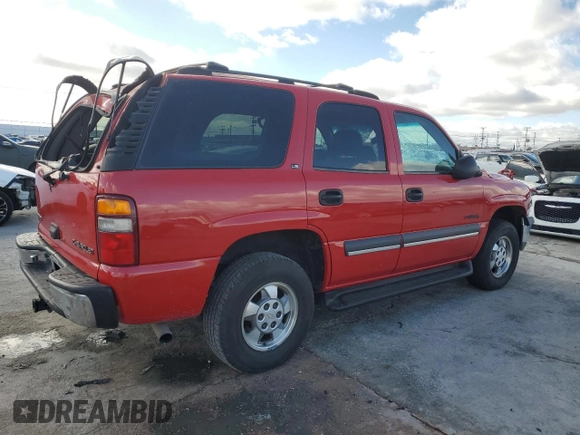 2002 Chevrolet Tahoe Z71 with VIN 1GNEK13T12R148823, listed as a Copart auction lot 44988415 with 0 mi miles and Salvage Title. Bid and sale history available at carsss.com. Image 3.