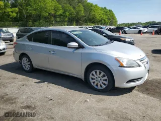 2014 Nissan Sentra S with VIN 3N1AB7AP6EL620433, listed as a Copart auction lot 53177425 with 126,931 mi miles and Salvage Title. Bid and sale history available at carsss.com. Image 4.