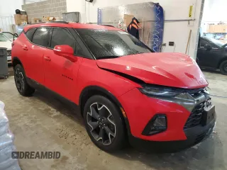 2019 Chevrolet Blazer RS with VIN 3GNKBJRS3KS690164, listed as a Copart auction lot 84563264 with 110,980 mi miles and Salvage Title. Bid and sale history available at DreamBid. Image 4.