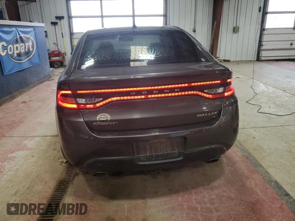 2016 Dodge Dart SXT with VIN 1C3CDFBB5GD530006, listed as a Copart auction lot 53531525 with 145,895 mi miles and Salvage Title. Bid and sale history available at carsss.com. Image 6.