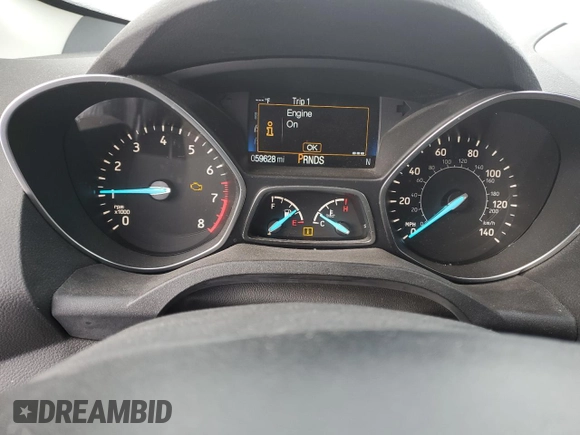 2017 Ford Escape Titanium with VIN 1FMCU9JD0HUE33552, listed as a Copart auction lot 45757535 with 59,628 mi miles and Clean Title. Bid and sale history available at carsss.com. Image 9.