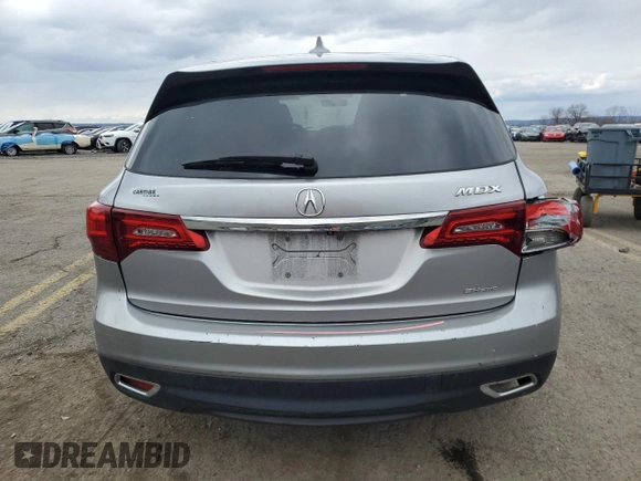 2016 Acura MDX w/Tech/Entertainment with VIN 5FRYD4H62GB040615, listed as a Copart auction lot 50584705 with 174,678 mi miles and Salvage Title. Bid and sale history available at carsss.com. Image 6.