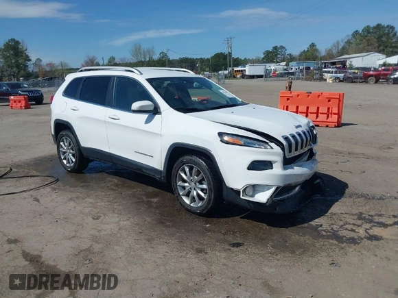 2018 Jeep Cherokee Limited with VIN 1C4PJMDX3JD588626, listed as a IAAI auction lot 41913964 with 80,106 mi miles. Bid and sale history available at carsss.com. Image 1.