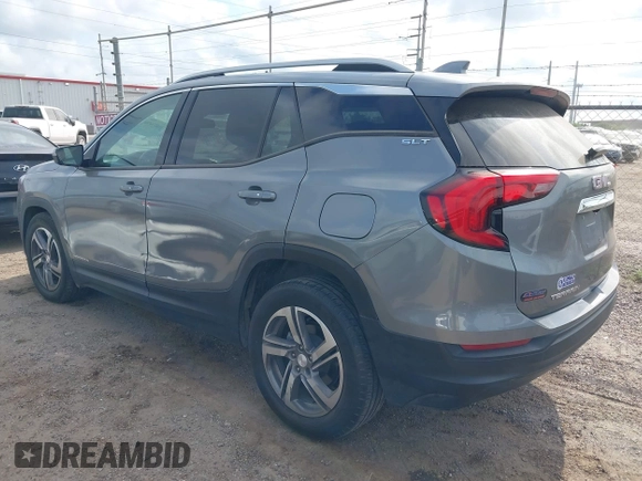 2020 GMC Terrain SLT with VIN 3GKALPEV5LL282043, listed as a IAAI auction lot 42037696 with 46,352 mi miles. Bid and sale history available at carsss.com. Image 3.