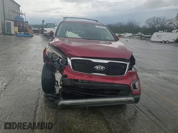 2016 Kia Sorento EX with VIN 5XYPHDA15GG030914, listed as a Copart auction lot 51819955 with 155,201 mi miles and Salvage Title. Bid and sale history available at DreamBid. Image 12.