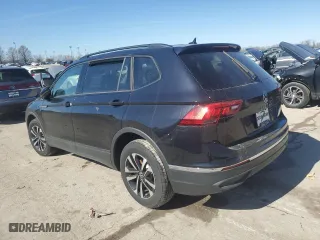 2024 Volkswagen Tiguan S with VIN 3VVFB7AX0RM134060, listed as a Copart auction lot 44733445 with 0 mi miles and Salvage Title. Bid and sale history available at carsss.com. Image 2.