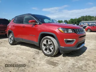2019 Jeep Compass Limited with VIN 3C4NJDCB7KT641739, listed as a Copart auction lot 56913985 with 111,737 mi miles and Non repairable. Bid and sale history available at DreamBid. Image 4.