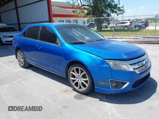 2011 Ford Fusion SE with VIN 3FAHP0HA3BR188260, listed as a IAAI auction lot 42036507 with 185,177 mi miles. Bid and sale history available at carsss.com. Image 1.