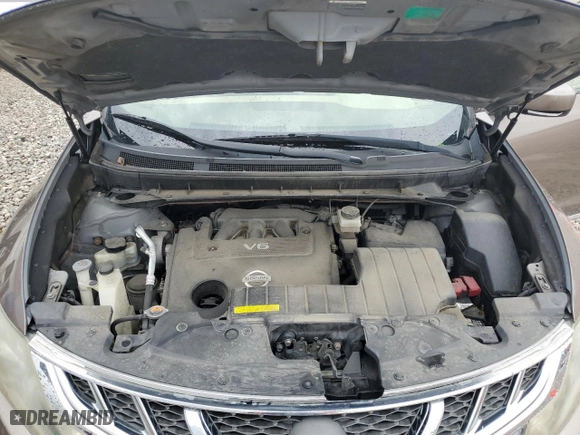 2011 Nissan Murano SL with VIN JN8AZ1MWXBW169574, listed as a Copart auction lot 50982905 with 127,270 mi miles and Salvage Title. Bid and sale history available at carsss.com. Image 12.