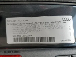 2018 Audi A5 Sportback Prestige z VIN WAUCNCF52JA099805, wystawiony jako Copart lot #68638984 z przebiegiem 30 662 mil mil oraz Szkoda całkowita • Salvage title. Historia ofert i sprzedaży dostępna na DreamBid. Obrazek 12.