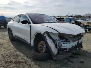 2021 Ford Mustang Mach-E California Route 1 with VIN 3FMTK2R70MMA34120, listed as a Copart auction lot 87469214 with 43,020 mi miles and Salvage Title. Bid and sale history available at DreamBid. Image 4.