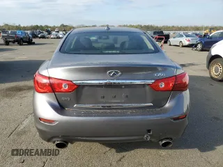 2017 Infiniti Q50 2.0t Sport with VIN JN1CV7AR2HM681807, listed as a Copart auction lot 79299294 with 61,816 mi miles and Salvage Title. Bid and sale history available at carsss.com. Image 6.