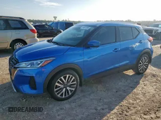 2023 Nissan Kicks SV with VIN 3N1CP5CV0PL540574, listed as a Copart auction lot 64501265 with 29,481 mi miles and Salvage title. Bid and sale history available at DreamBid. Image 1.