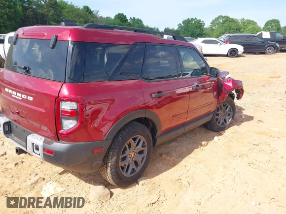2025 Ford Bronco Sport Big Bend with VIN 3FMCR9BN3SRE19796, listed as a IAAI auction lot 42112700 with 3,640 mi miles and . Bid and sale history available at DreamBid. Image 4.