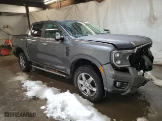 2024 Ford Ranger LARIAT with VIN 1FTER4KH7RLE16810, listed as a Copart auction lot 41364955 with 14,675 mi miles and Salvage Title. Bid and sale history available at carsss.com. Image 4.