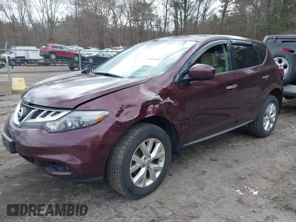 2014 Nissan Murano SL with VIN JN8AZ1MW2EW526329, listed as a IAAI auction lot 41897992 with 155,583 mi miles. Bid and sale history available at carsss.com. Image 17.