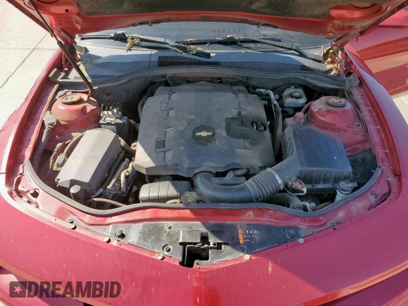 2013 Chevrolet Camaro LT with VIN 2G1FC1E35D9244676, listed as a Copart auction lot 51781245 with 254,247 mi miles and Salvage Title. Bid and sale history available at carsss.com. Image 12.