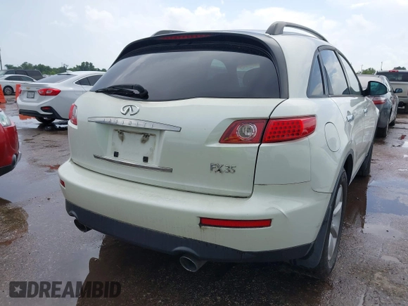 2005 Infiniti FX z VIN JNRAS08UX5X104113, wystawiony jako IAAI lot #42509916 z przebiegiem 195 026 mil mil oraz . Historia ofert i sprzedaży dostępna na DreamBid. Obrazek 6.