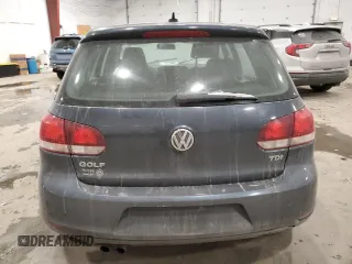 2012 Volkswagen Golf TDI with VIN WVWNM7AJ3CW337760, listed as a Copart auction lot 82486914 with 102,875 mi miles and Salvage title. Bid and sale history available at DreamBid. Image 6.