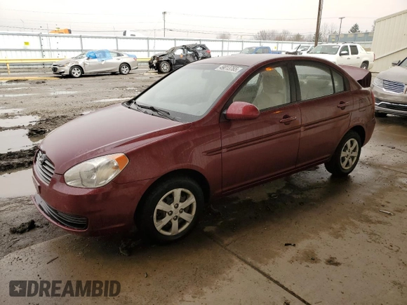 2009 Hyundai Accent Auto GLS with VIN KMHCN46C89U339954, listed as a Copart auction lot 49013765 with 112,720 mi miles and Salvage Title. Bid and sale history available at carsss.com. Image 1.