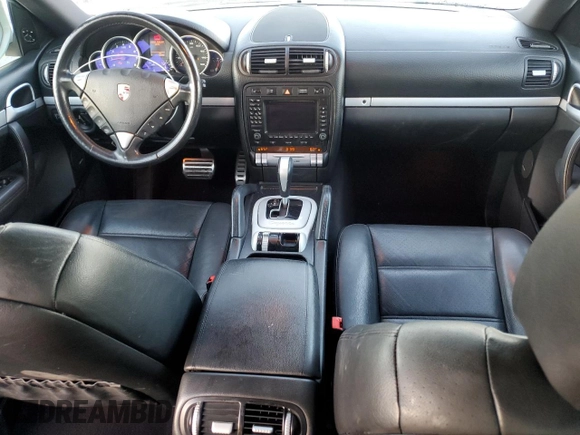 2008 Porsche Cayenne S with VIN WP1AB29PX8LA41318, listed as a Copart auction lot 48974565 with 96,782 mi miles and Salvage title. Bid and sale history available at DreamBid. Image 8.