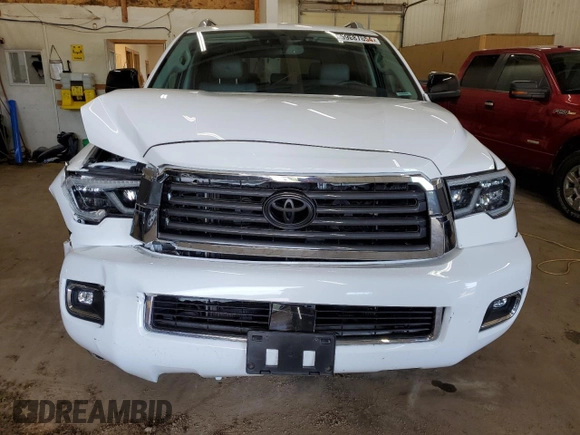2019 Toyota Sequoia Limited with VIN 5TDJY5G14KS169284, listed as a Copart auction lot 59687854 with 81,162 mi miles and Salvage Title. Bid and sale history available at carsss.com. Image 5.