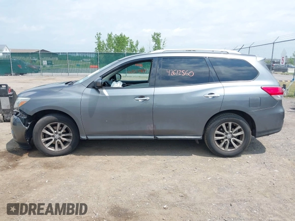 2016 Nissan Pathfinder S with VIN 5N1AR2MMXGC621351, listed as a IAAI auction lot 42612560 with 226,622 mi miles and . Bid and sale history available at DreamBid. Image 14.