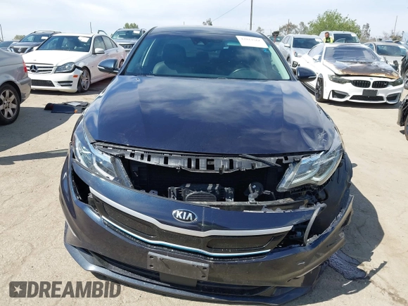 2020 Kia Optima Hybrid EX with VIN KNAGU4LE3L5037713, listed as a IAAI auction lot 42011066 with 93,335 mi miles. Bid and sale history available at carsss.com. Image 12.