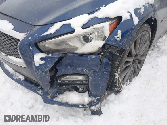 2016 Infiniti Q50 Red Sport 400 с VIN JN1FV7AR9GM452066, выставлен на аукционе IAAI как лот 41271398 с пробегом 95 249 миль миль и . История ставок и продаж доступна на DreamBid. Изображение 6.