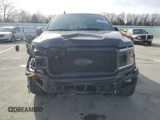 2019 Ford F-150 XL with VIN 1FTEW1E49KKE05612, listed as a Copart auction lot 47360315 with 121,748 mi miles and Salvage Title. Bid and sale history available at carsss.com. Image 5.