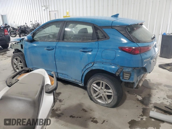 2022 Hyundai Kona SE with VIN KM8K2CAB5NU809378, listed as a Copart auction lot 89304505 with 85,376 mi miles and Salvage Title. Bid and sale history available at carsss.com. Image 2.