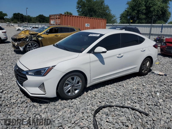 2020 Hyundai Elantra SEL with VIN 5NPD84LF0LH565065, listed as a Copart auction lot 52923165 with 81,485 mi miles and Non Repairable. Bid and sale history available at DreamBid. Image 1.