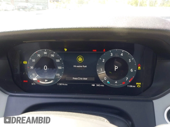 2025 Land Rover Range Rover Velar Dynamic SE with VIN SALYL2EX9SA802869, listed as a IAAI auction lot 41793091 with 5,614 mi miles and . Bid and sale history available at DreamBid. Image 7.
