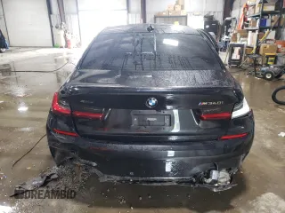 2022 BMW 3 Series M340i xDrive with VIN 3MW5U9J00N8C32315, listed as a Copart auction lot 72268484 with 37,081 mi miles and Salvage Title. Bid and sale history available at carsss.com. Image 6.