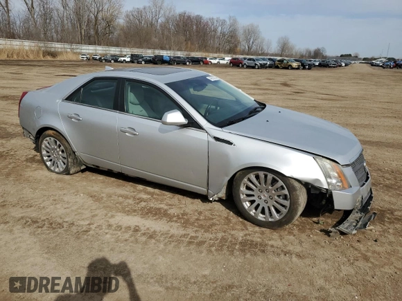 2011 Cadillac CTS Performance with VIN 1G6DL5ED9B0124002, listed as a Copart auction lot 49662865 with 119,926 mi miles and Clean Title. Bid and sale history available at DreamBid. Image 4.