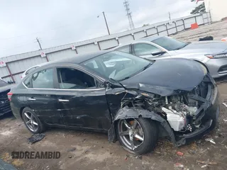 2013 Nissan Sentra S with VIN 3N1AB7AP0DL770424, listed as a IAAI auction lot 41951191 with 129,348 mi miles and . Bid and sale history available at DreamBid. Image 13.
