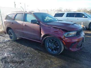 2024 Dodge Durango GT Plus z VIN 1C4RDJDG4RC173427, wystawiony jako IAAI lot #41430687 z przebiegiem 5 936 mil mil oraz . Historia ofert i sprzedaży dostępna na DreamBid. Obrazek 1.