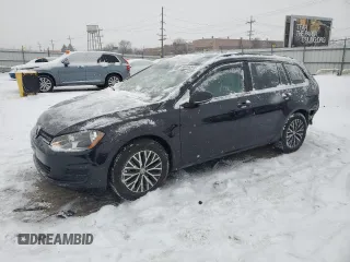 2017 Volkswagen Golf SportWagen S with VIN 3VW017AU4HM508629, listed as a Copart auction lot 88066545 with 52,348 mi miles and Salvage Title. Bid and sale history available at carsss.com. Image 1.