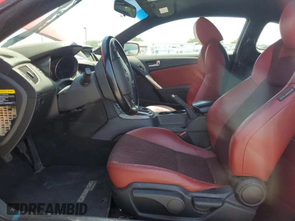 2013 Hyundai Genesis Coupe Premium z VIN KMHHT6KD7DU112883, wystawiony jako Copart lot #57590735 z przebiegiem 104 226 mil mil oraz Szkody całkowita. Historia ofert i sprzedaży dostępna na DreamBid. Obrazek 7.