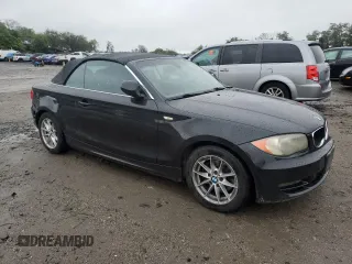 2010 BMW 1 Series 128i with VIN WBAUL7C54AVJ78150, listed as a Copart auction lot 72537144 with 207,665 mi miles and Salvage Title. Bid and sale history available at carsss.com. Image 4.