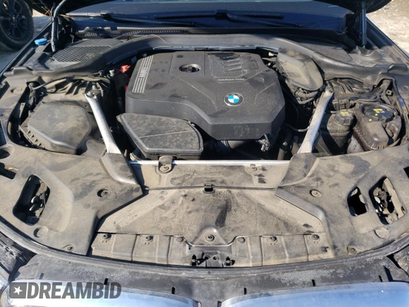 2021 BMW 5 Series 530i xDrive with VIN WBA13BJ09MCG00817, listed as a Copart auction lot 42174785 with 123,526 mi miles and Salvage Title. Bid and sale history available at carsss.com. Image 12.