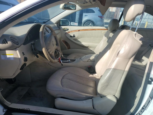 2005 Mercedes-Benz CLK-Class 5.0L with VIN WDBTJ75J95F147182, listed as a Copart auction lot 89086525 with 194,343 mi miles and Clean Title. Bid and sale history available at carsss.com. Image 7.