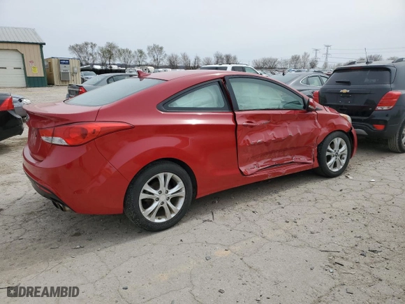 2013 Hyundai Elantra Coupe GS with VIN KMHDH6AE7DU004919, listed as a Copart auction lot 51423295 with 79,928 mi miles and Salvage Title. Bid and sale history available at carsss.com. Image 3.