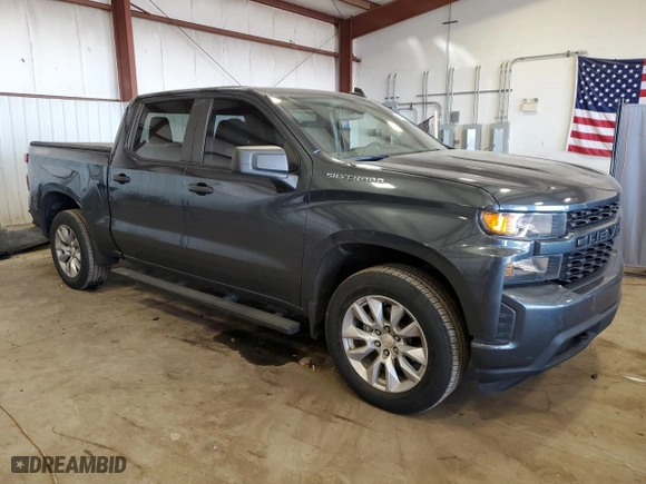 2020 Chevrolet Silverado 1500 Custom with VIN 3GCPYBEK0LG413162, listed as a Copart auction lot 88286095 with 41,437 mi miles and Salvage Title. Bid and sale history available at carsss.com. Image 4.