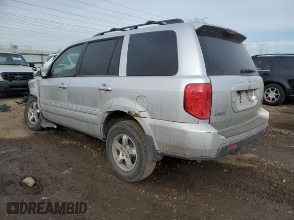 2006 Honda Pilot EX-L with VIN 2HKYF18706H556555, listed as a Copart auction lot 42933585 with 132,080 mi miles and Salvage Title. Bid and sale history available at DreamBid. Image 2.