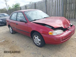 2001 Chevrolet Prizm with VIN 1Y1SK52891Z422344, listed as a IAAI auction lot 42095405 with 57,891 mi miles. Bid and sale history available at carsss.com. Image 1.
