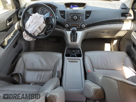 2013 Honda CR-V EX-L with VIN 2HKRM4H72DH645388, listed as a Copart auction lot 54915695 with 91,671 mi miles and Salvage Title. Bid and sale history available at DreamBid. Image 8.