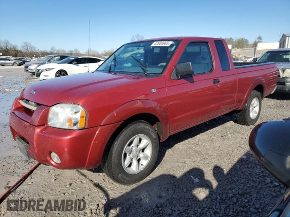 2001 Nissan Frontier XE with VIN 1N6DD26S01C360523, listed as a Copart auction lot 42606965 with 183,859 mi miles and Salvage title. Bid and sale history available at DreamBid. Image 1.